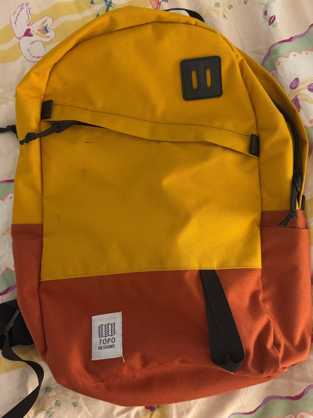 Topo Designs Yellow Daypack backpack